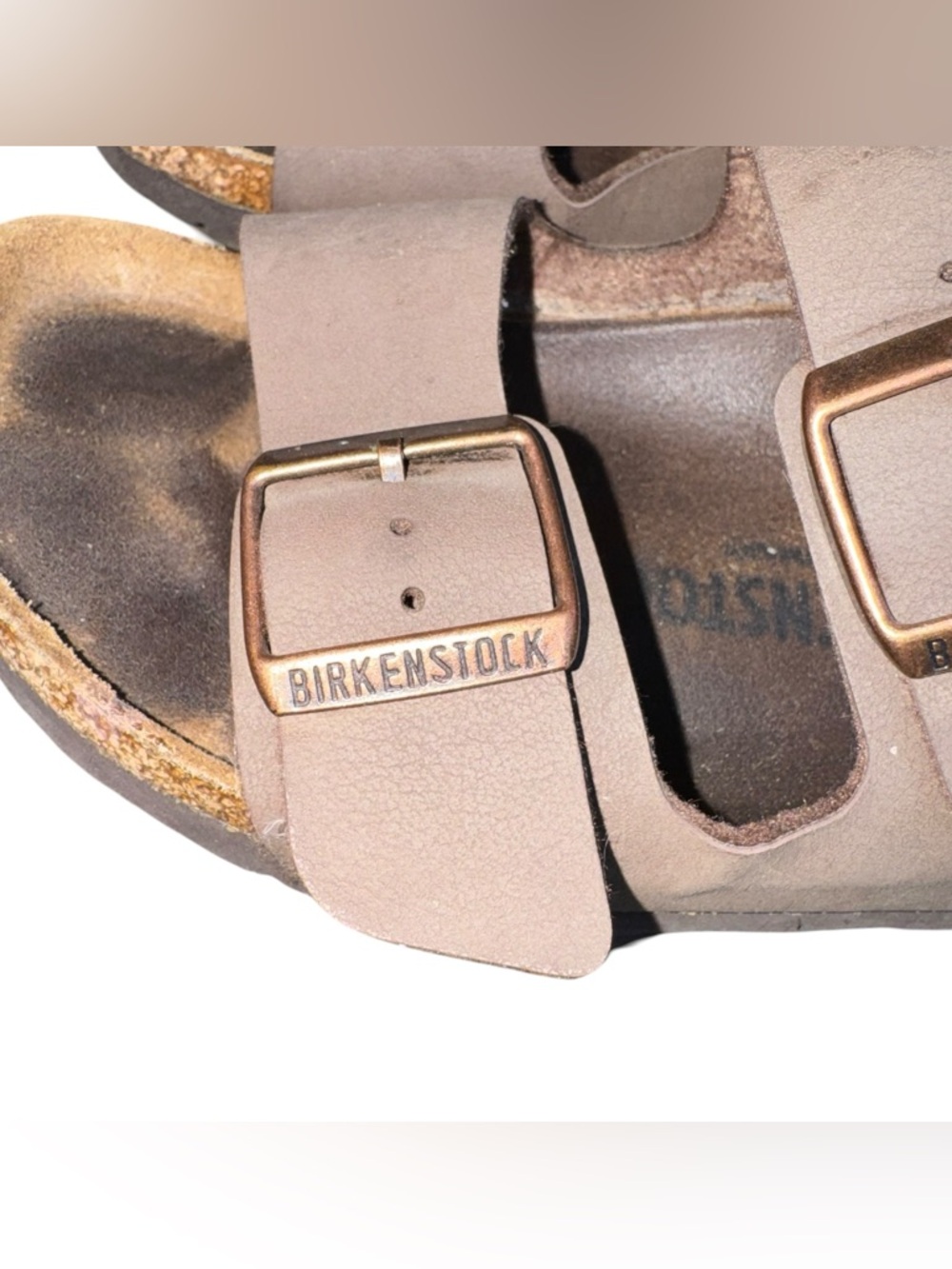 BIRKENSTOCK Arizona Mocha Brown Sandals Size 8-8.5 EU 39 - Picture 7 of 14